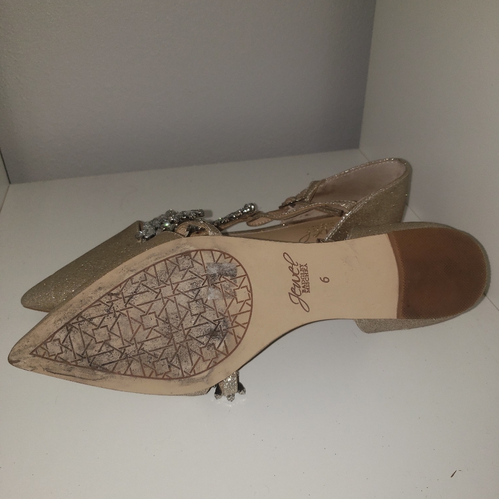 Jewel Badgley Mischka Mary Jane Flats size 6 - Picture 4 of 4